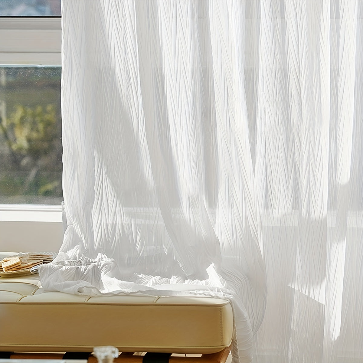 Sheer Rod Pocket Window Treatment