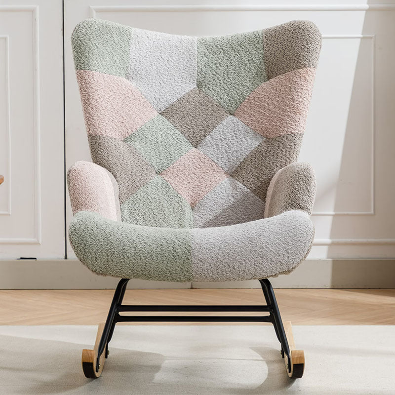 The Art of Relaxation – Vibrant Rocking Chair – Macaron Edition