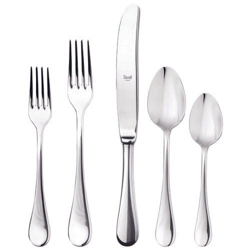 20-Piece Vintage Italian 18/10 Stainless Steel Flatware Set – 4.0 mm Heavyweight, Double Serrated Knives