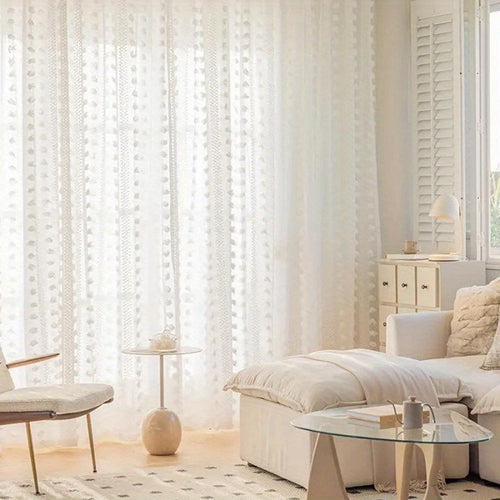 French Pastoral Gauze Curtains