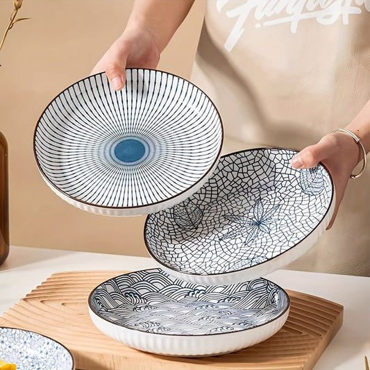 4 piece set Artisan Ceramic Plates