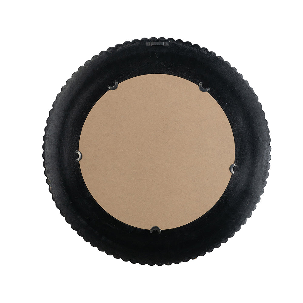 Round Decorative Mirror for Entryway and Living Room