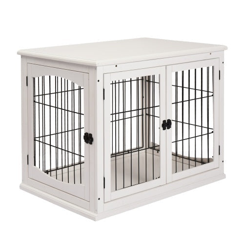 Space-Saving Dog Crate Coffee Table for Small to Medium Dogs
