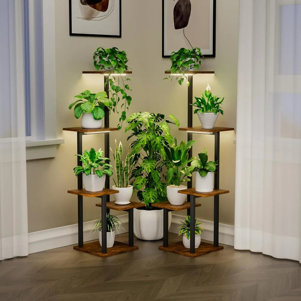 5-Tier Wooden Storage Shelf – Freestanding Display Rack for Home & Office Organization