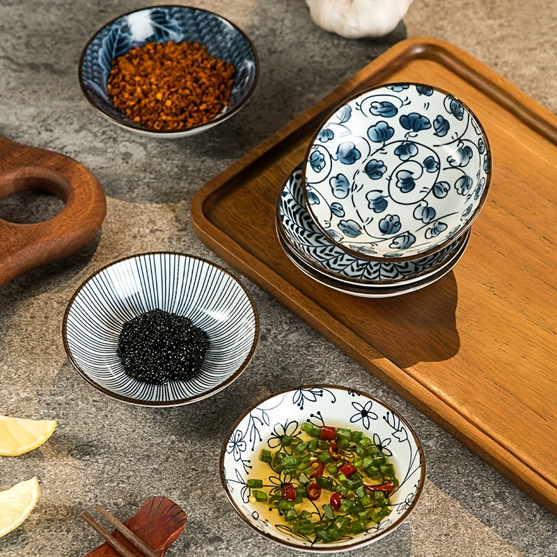6-Piece Ceramic Snack Plates