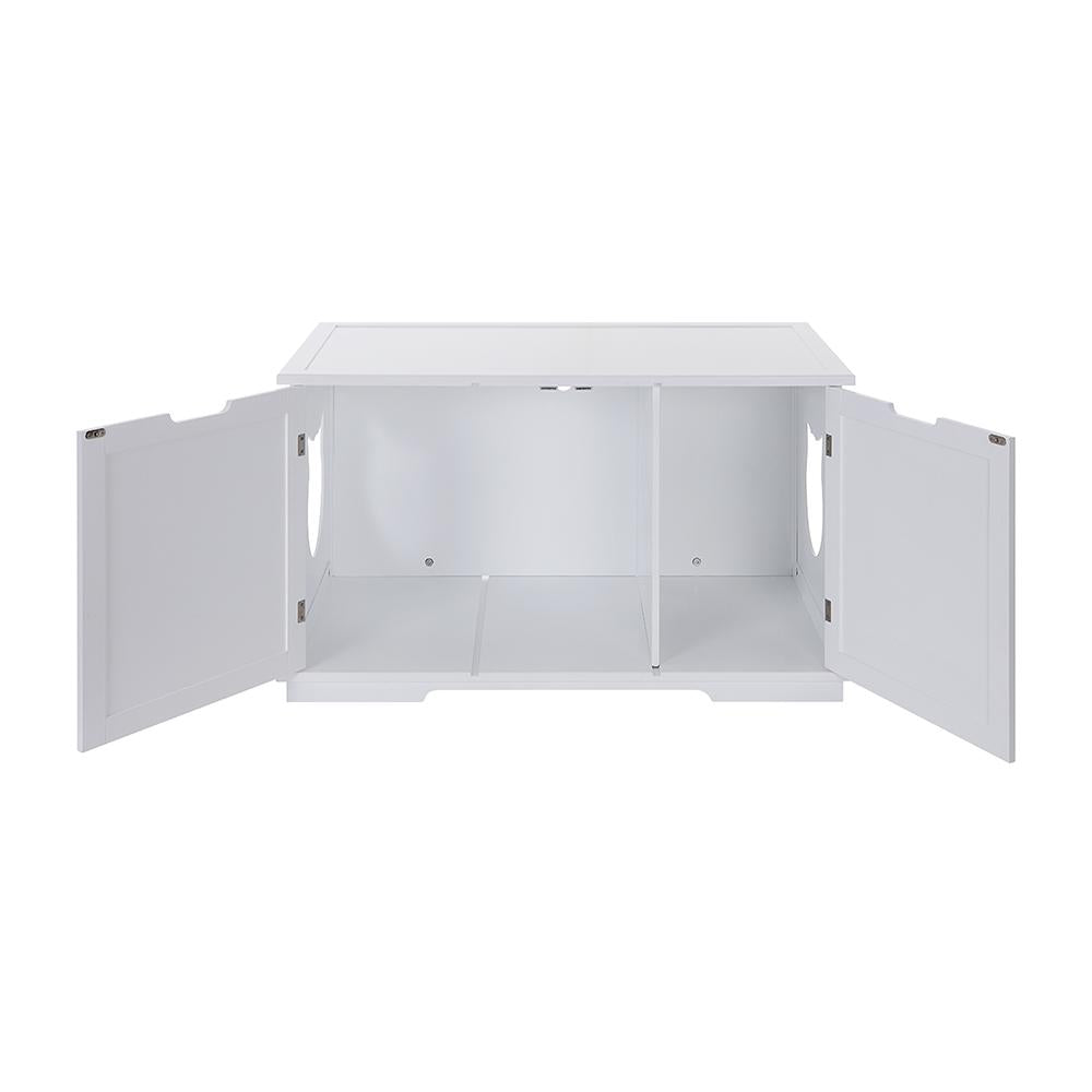 Cat Litter Box Enclosure Furniture | Hidden Cat Washroom & End Table