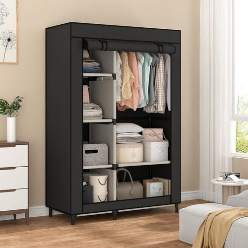 Portable Closet Organizer with 6 Shelves