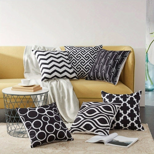 Linen Throw Pillow Covers