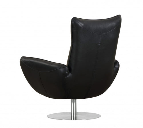 Sleek Contemporary Leather Lounge Chair – Modern Comfort & Style