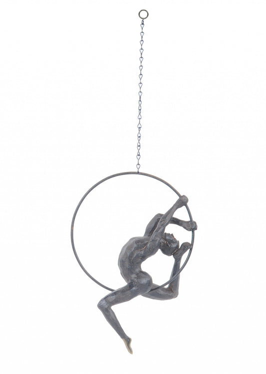 Athletic Man Aerialist Sculpture