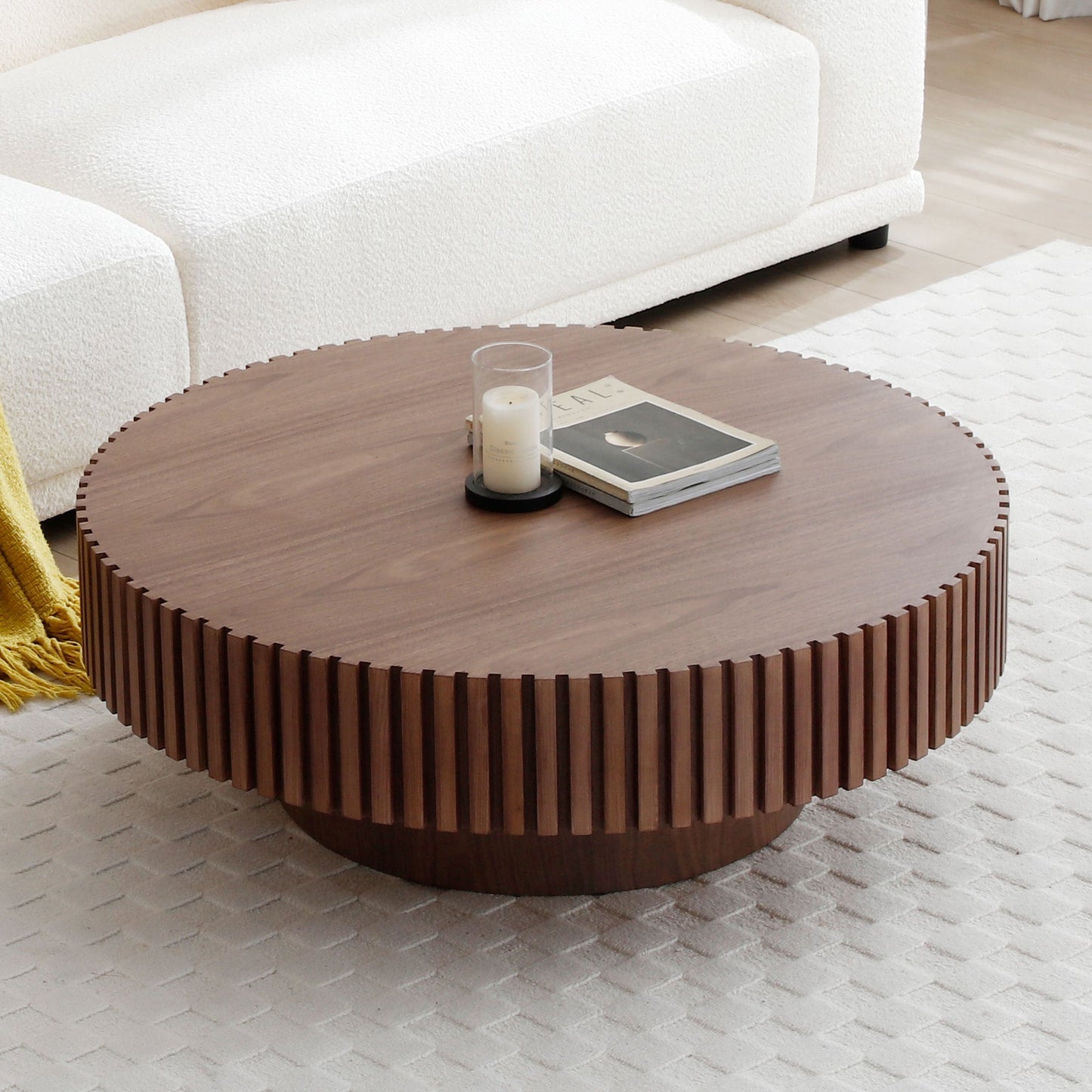 35.43'' Japandi-Inspired Coffee Table