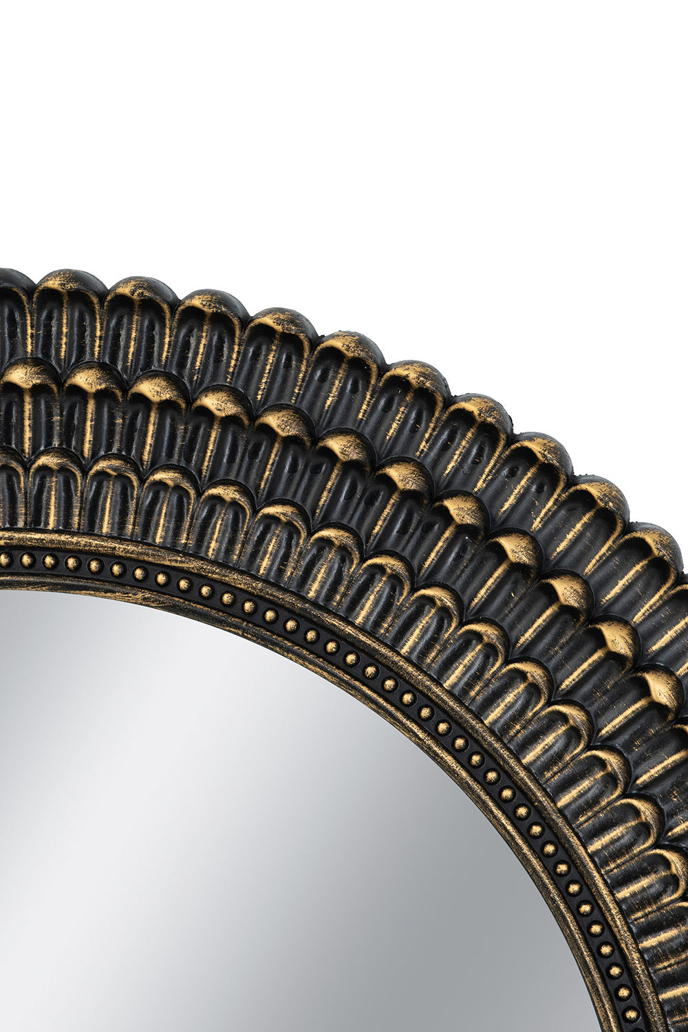 Round Decorative Mirror for Entryway and Living Room