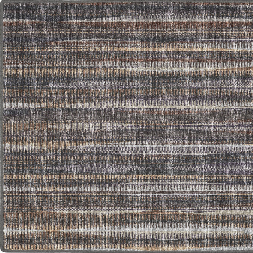 2' x 3' Brown Ombre Tufted Handmade Rug – Warmth with a Touch of Artistry