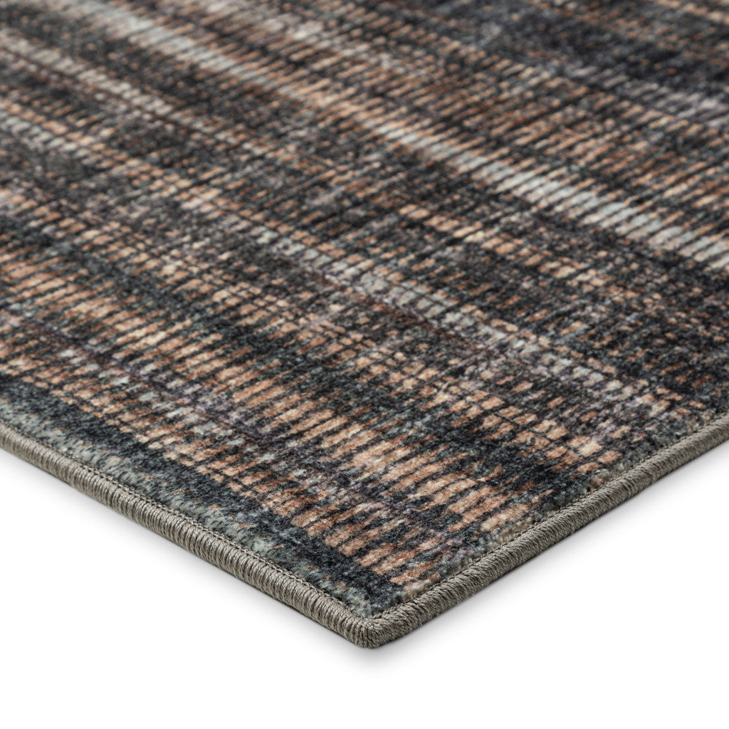 3' x 8' Brown Ombre Tufted Runner – Warmth with Modern Texture