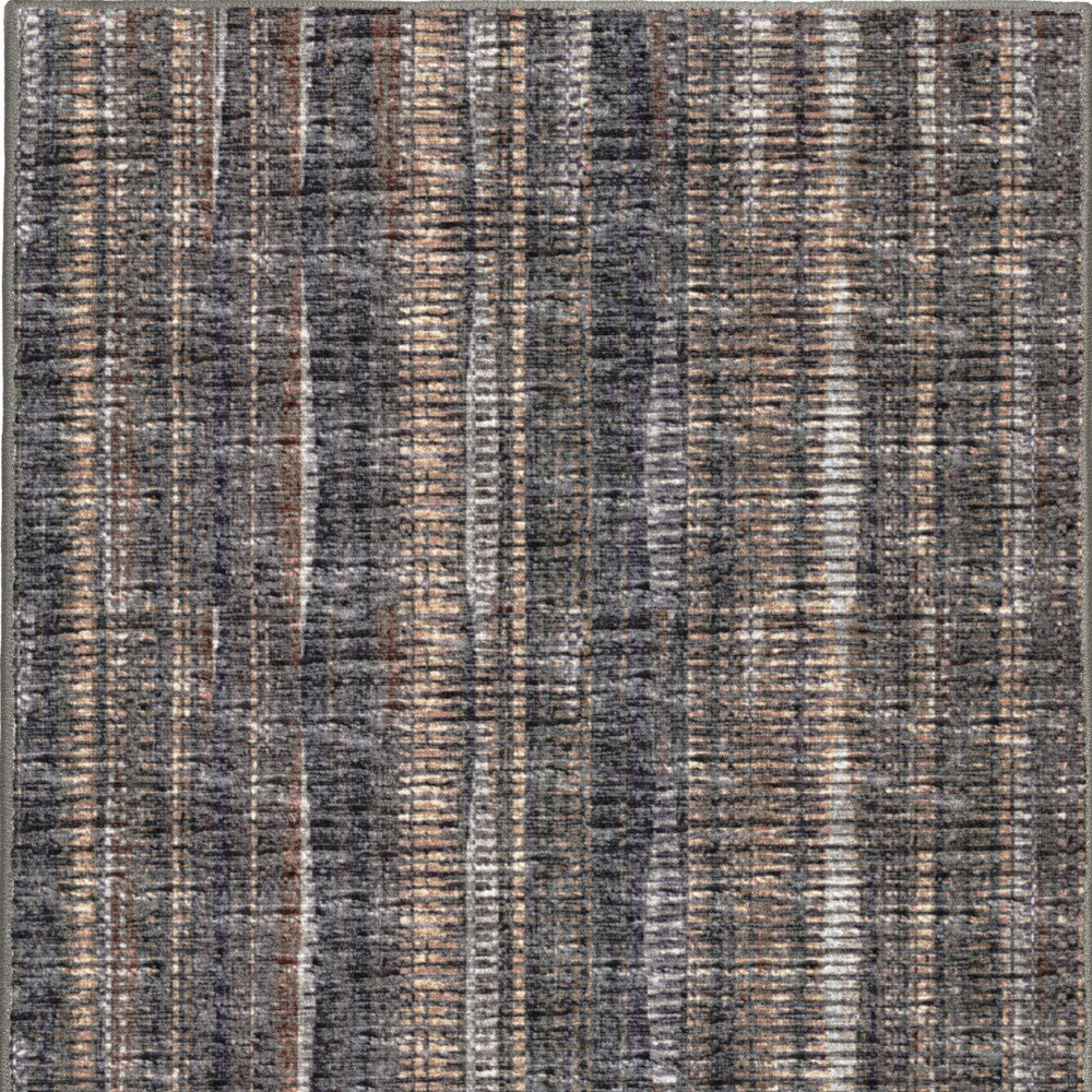 3' x 8' Brown Ombre Tufted Runner – Warmth with Modern Texture