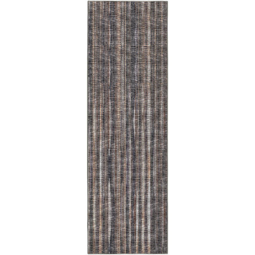 3' x 8' Brown Ombre Tufted Runner – Warmth with Modern Texture