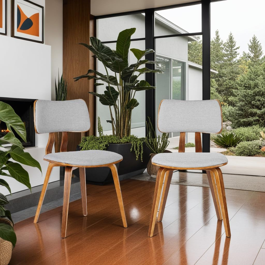 Jaguar Mid Century Modern Dining Accent Chair for Kitchen Table Desk