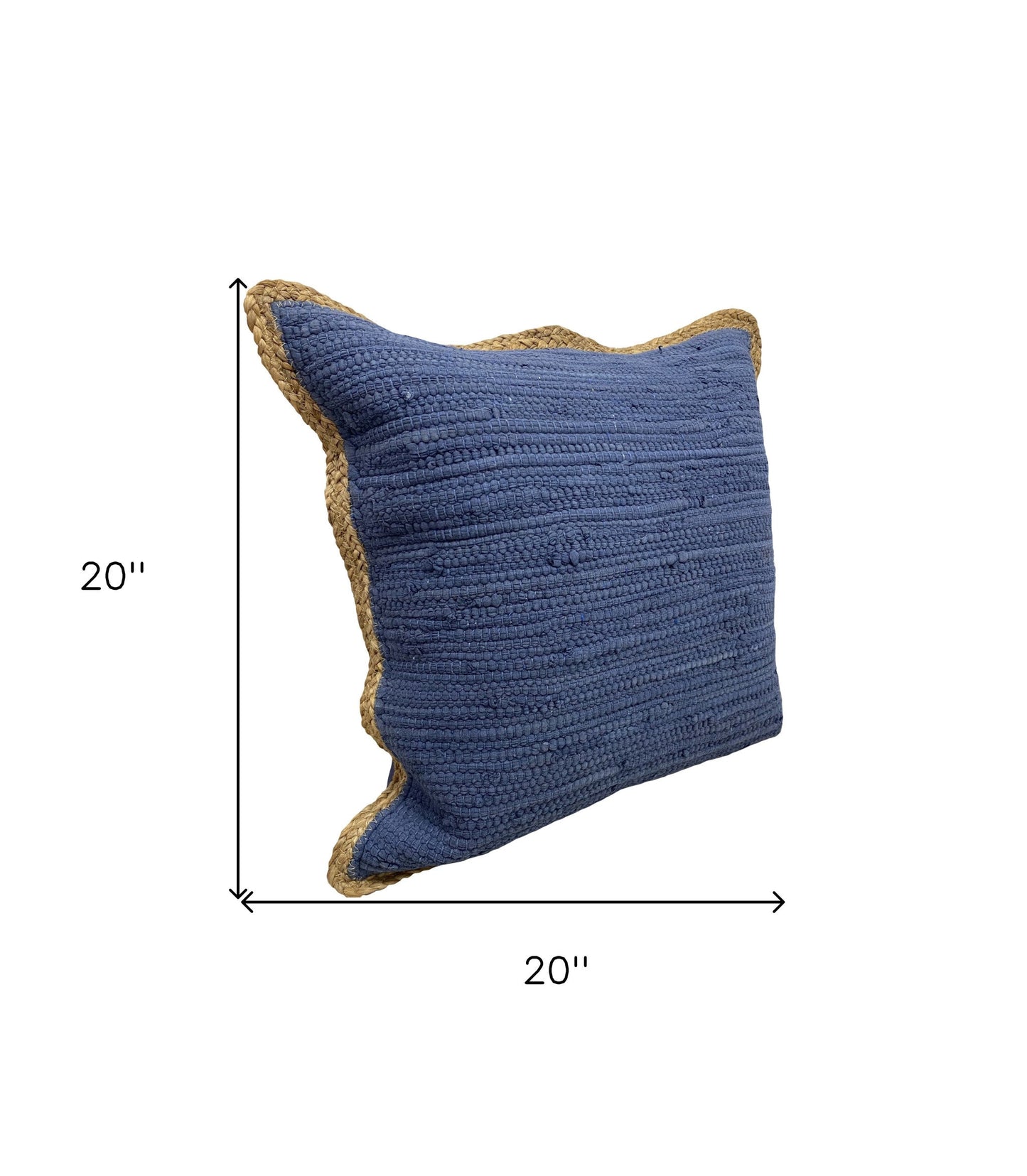 Bohemian Hand-Woven Cotton & Jute Throw Pillow Set (Set of 2)