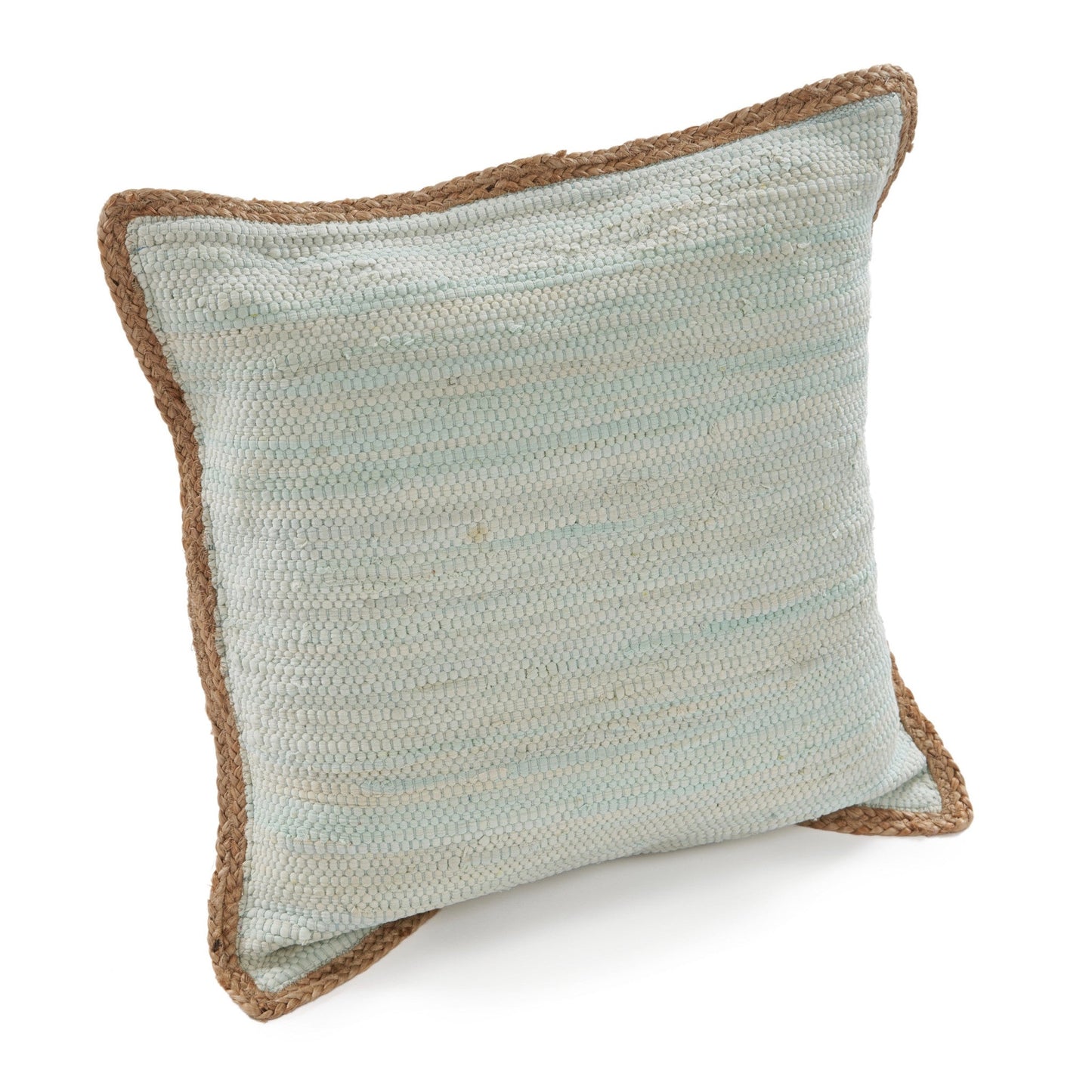 Bohemian Hand-Woven Cotton & Jute Throw Pillow Set (Set of 2)
