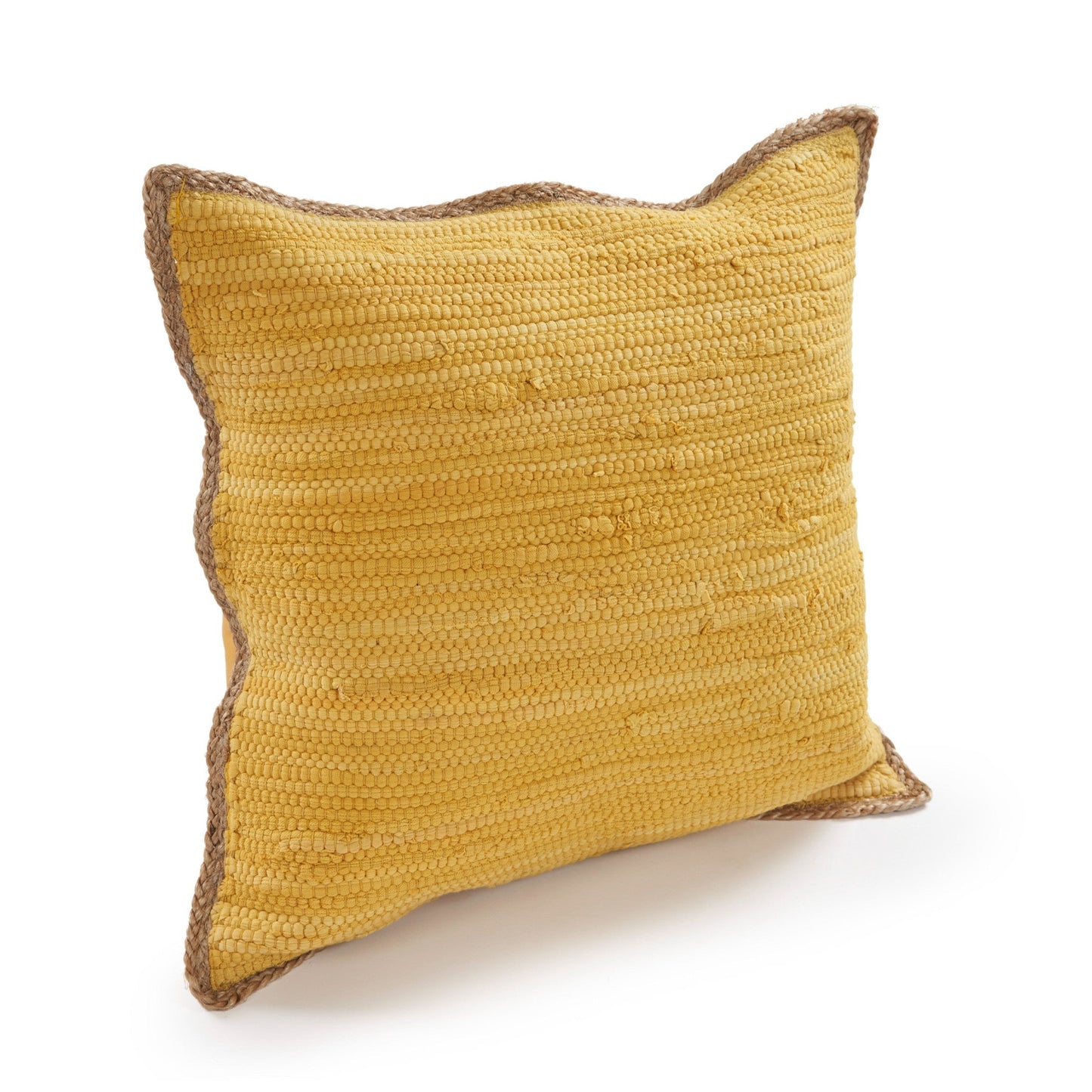 Bohemian Hand-Woven Cotton & Jute Throw Pillow Set (Set of 2)