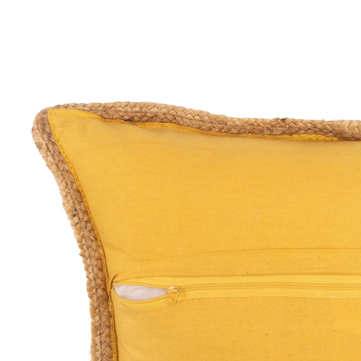 Bohemian Hand-Woven Cotton & Jute Throw Pillow Set (Set of 2)