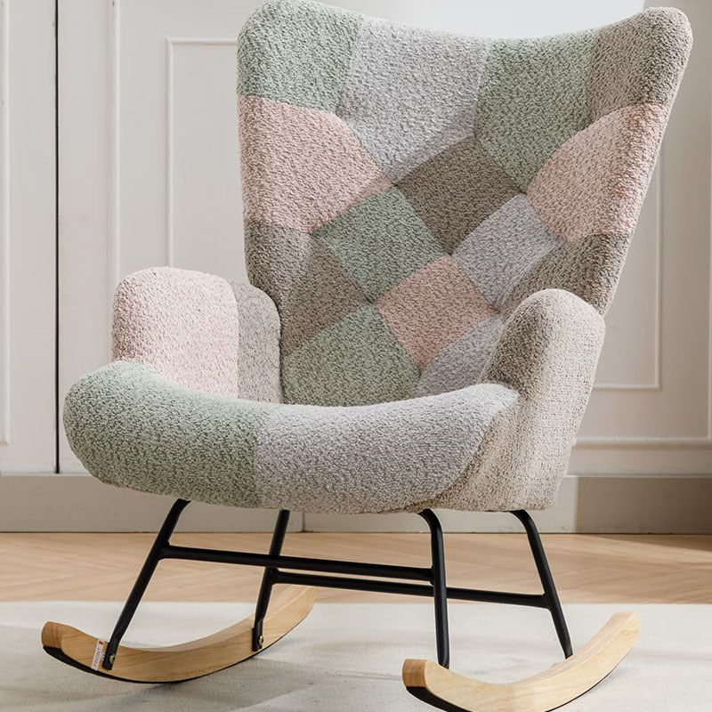 The Art of Relaxation – Vibrant Rocking Chair – Macaron Edition
