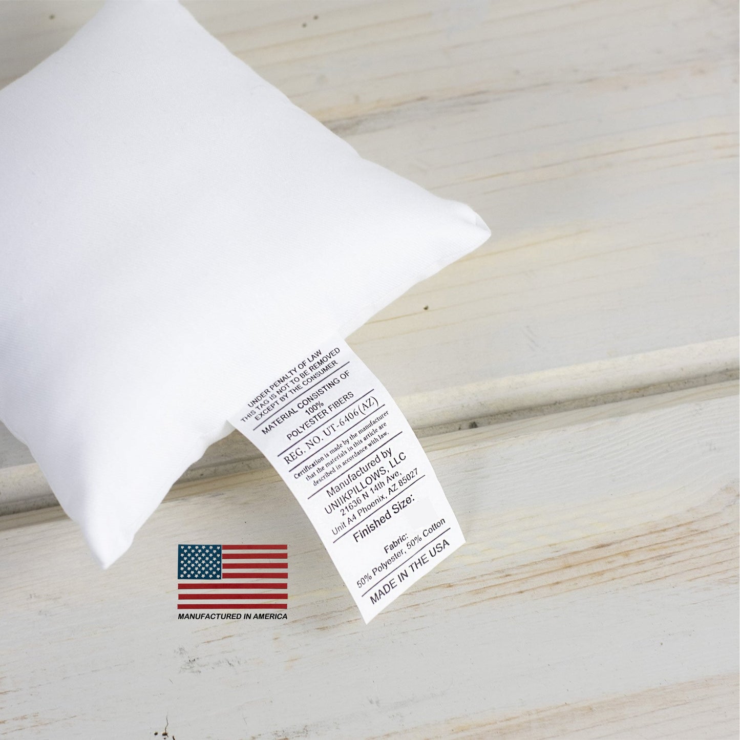 16x16 | Indoor Outdoor Hypoallergenic Pillow Insert