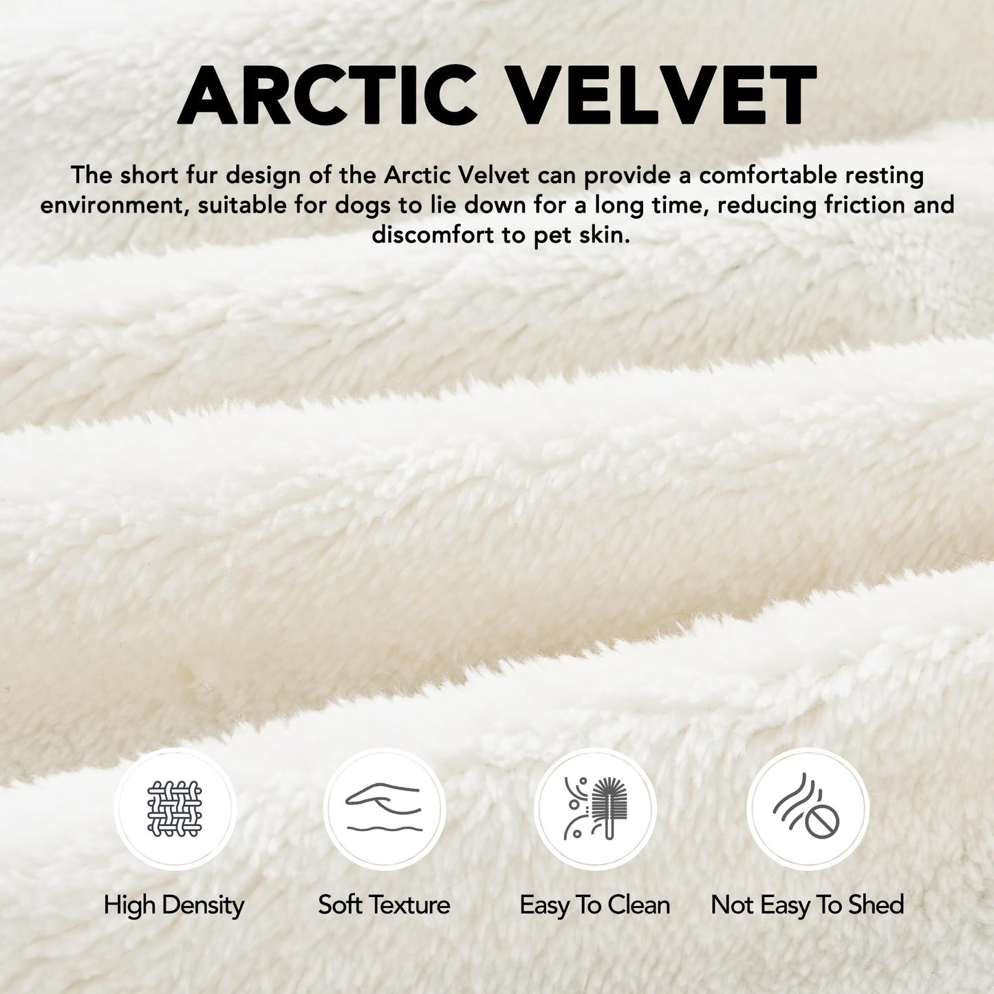 Anxiety-Reducing Orthopedic Dog Bed with Faux Fur