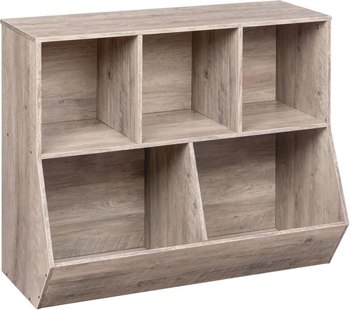 Greige Toy Storage Organizer for Playrooms & Nurseries