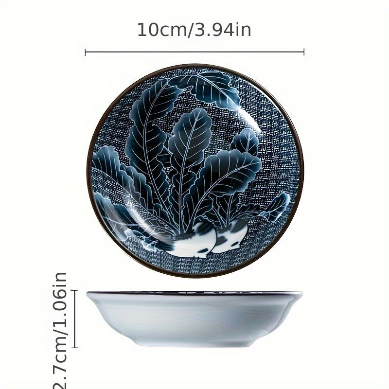 6-Piece Ceramic Snack Plates