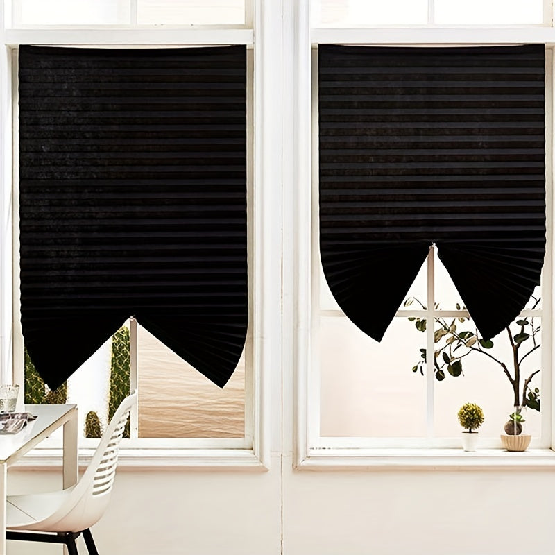 Self-Adhesive Pleated Fabric Shades | No-Drill, Cut-to-Size Cordless Blinds