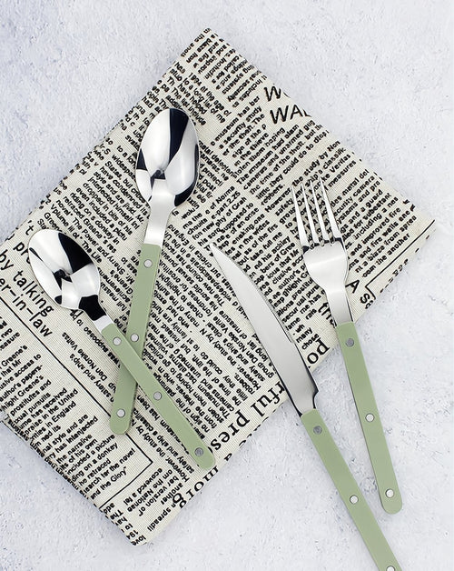 8-Piece Cutlery Set for Two | Modern Minimalist Flatware