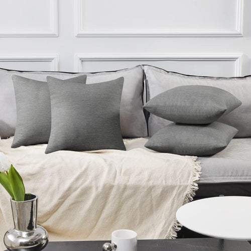 Eco-Conscious Linen Throw Pillow Covers for Modern Decor | 4 PCS