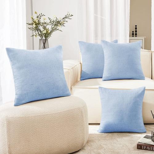 Eco-Conscious Linen Throw Pillow Covers for Modern Decor | 4 PCS