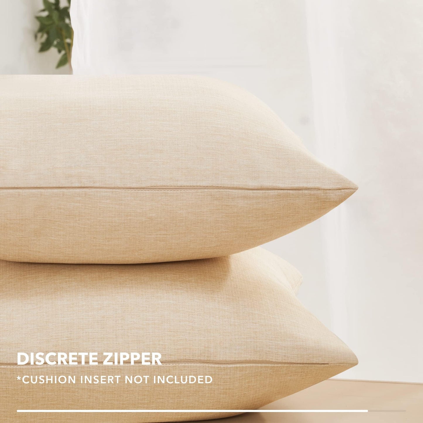Eco-Conscious Linen Throw Pillow Covers for Modern Decor | 4 PCS