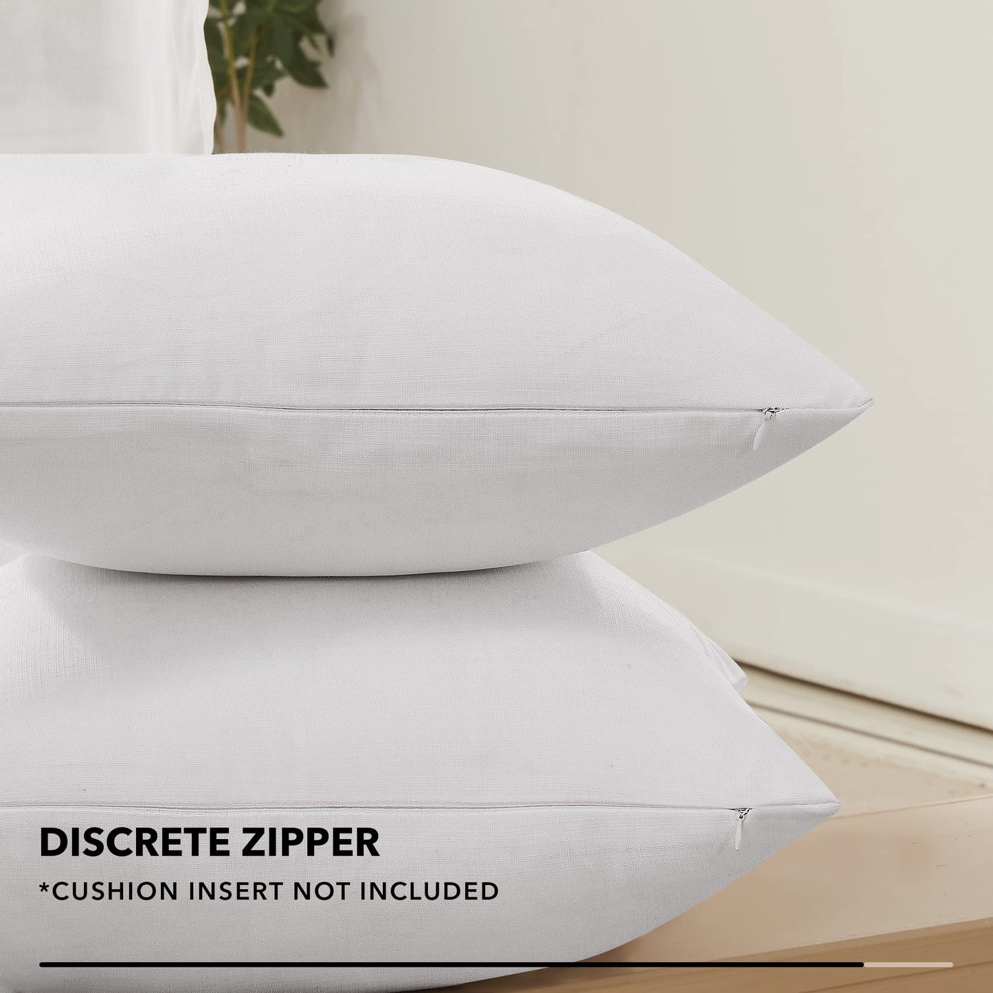 Eco-Conscious Linen Throw Pillow Covers for Modern Decor | 4 PCS