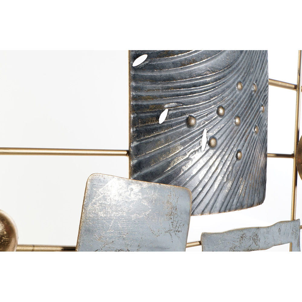 Gilded Rhythm Abstract Art