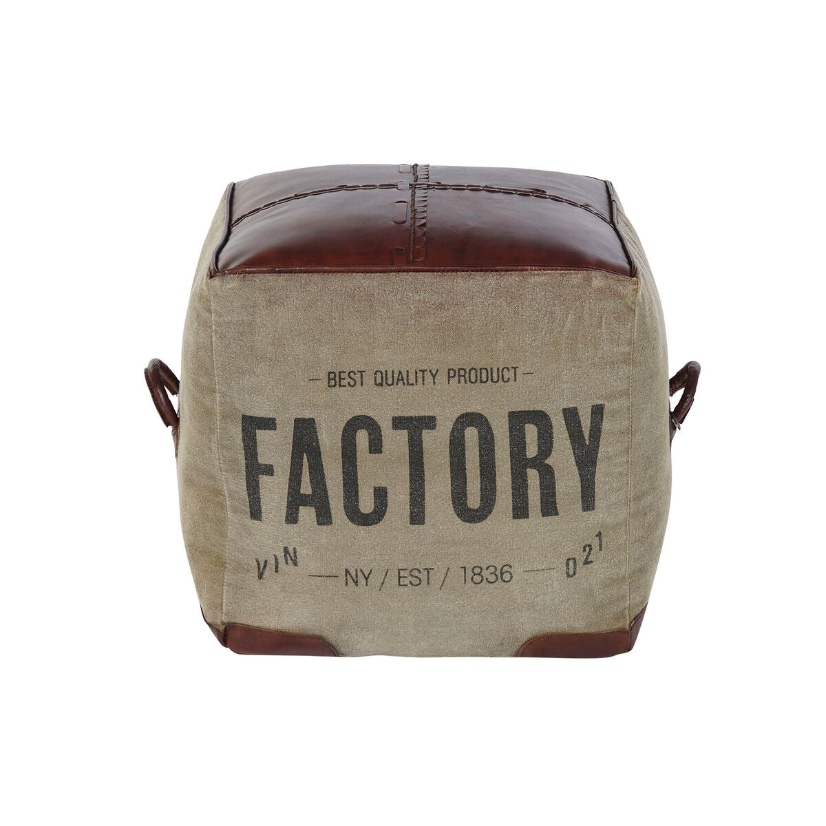 Vintage Vegan Leather Footrest