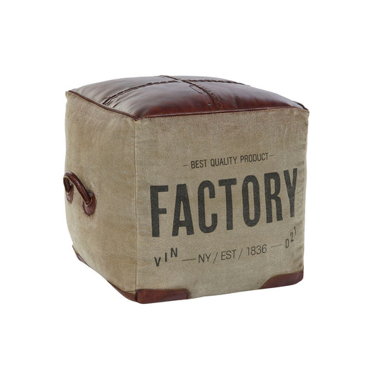 Vintage Vegan Leather Footrest