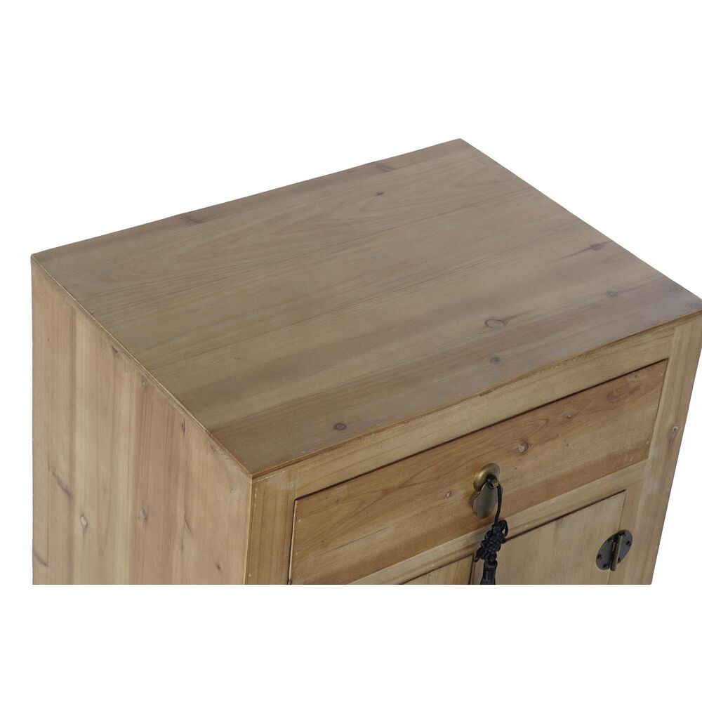 Zen Retreat Oriental-Inspired Wood Nightstand