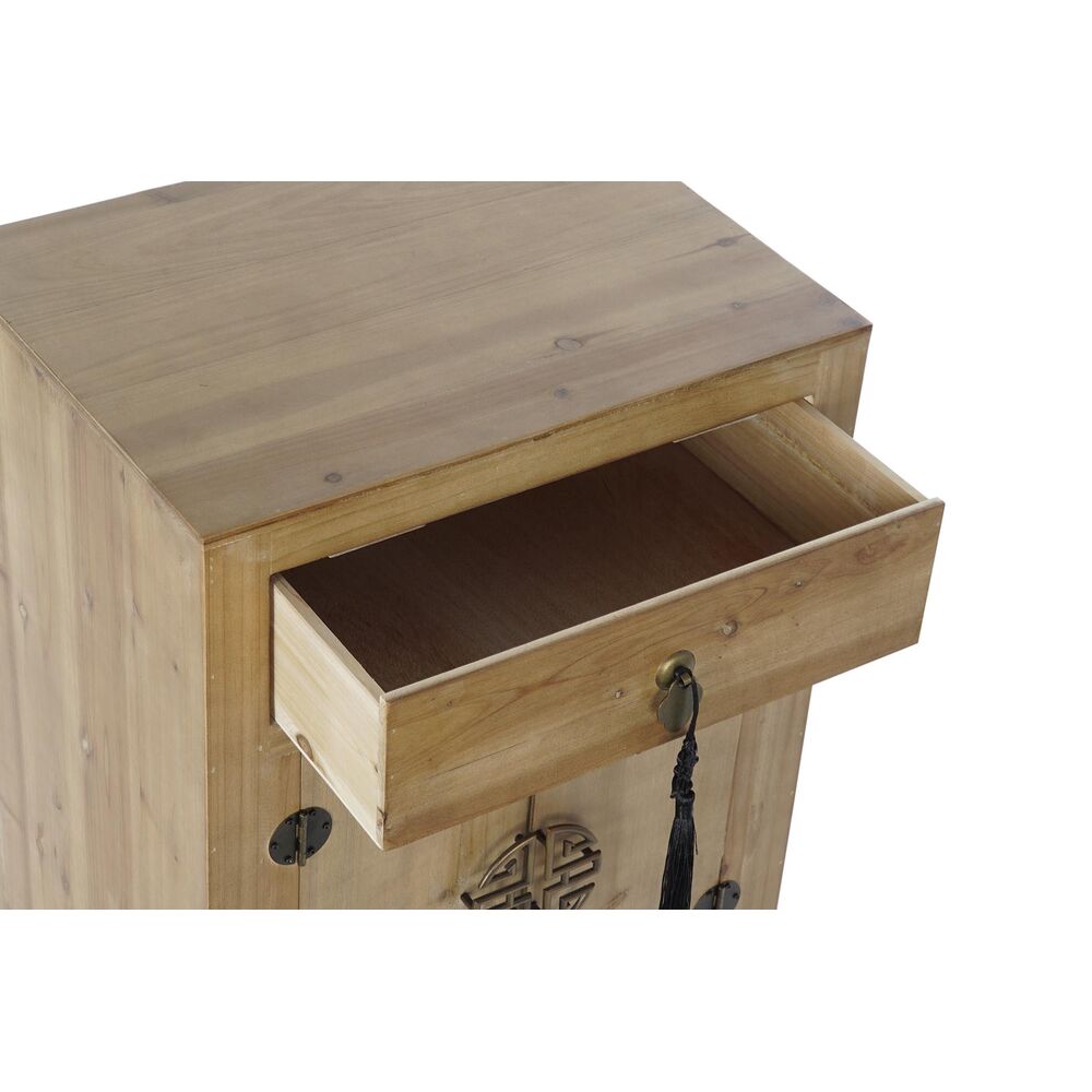 Zen Retreat Oriental-Inspired Wood Nightstand