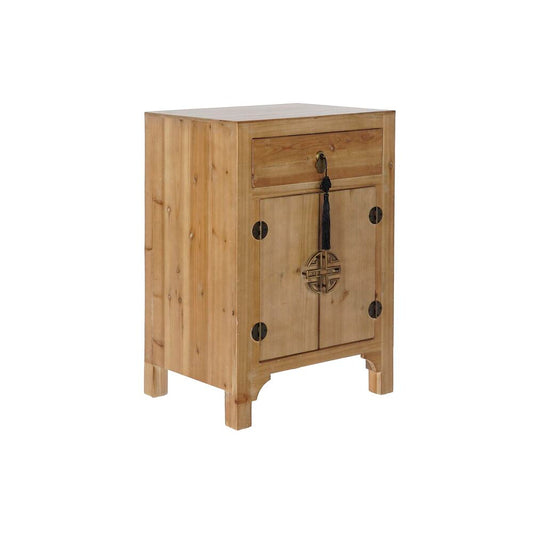 Zen Retreat Oriental-Inspired Wood Nightstand