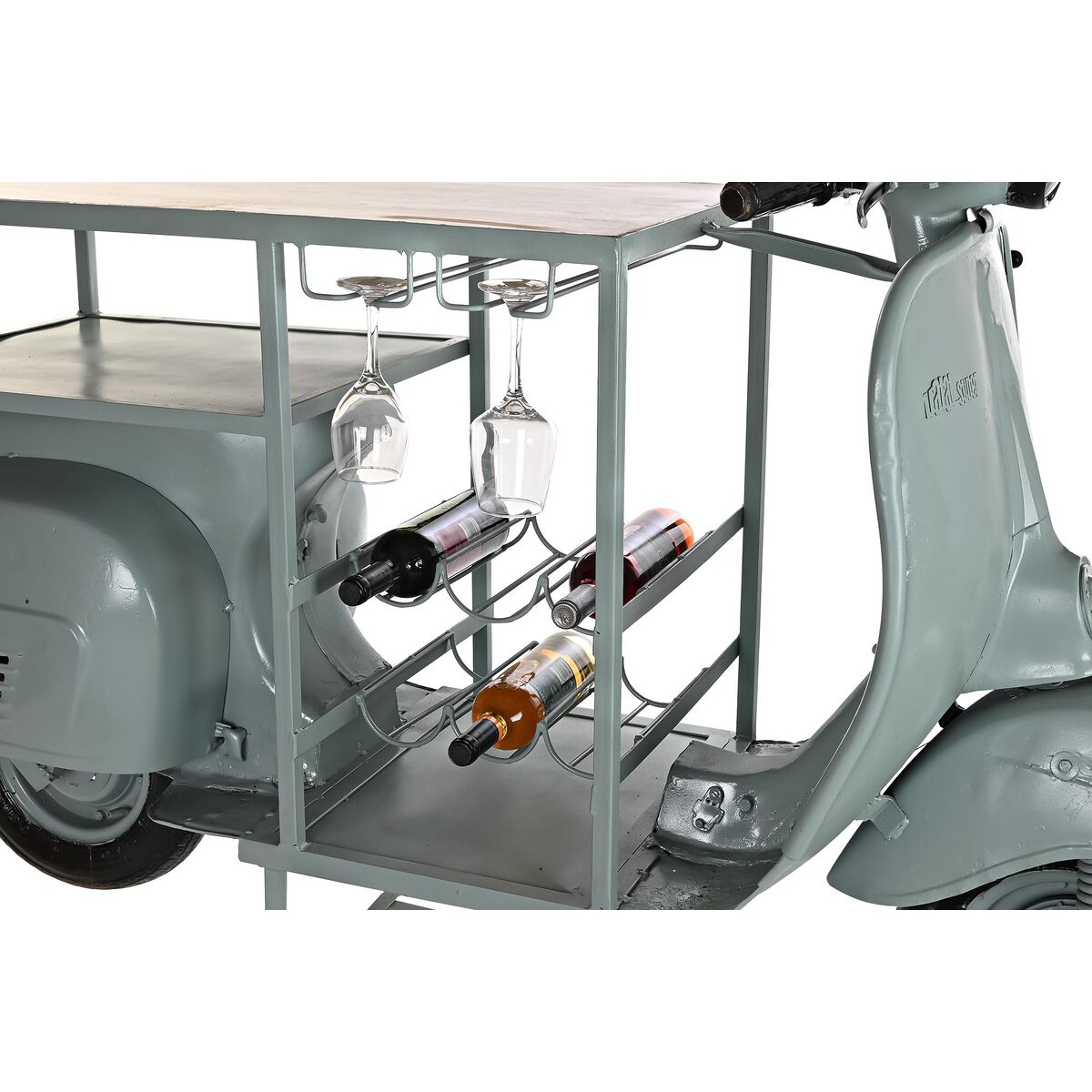 Iron Motorbike (Scooter) Bottle Rack