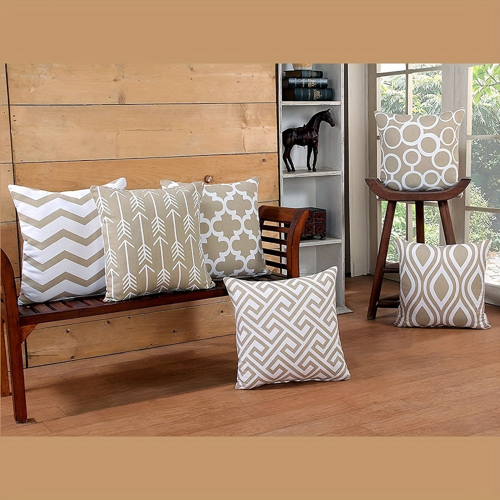 Linen Throw Pillow Covers