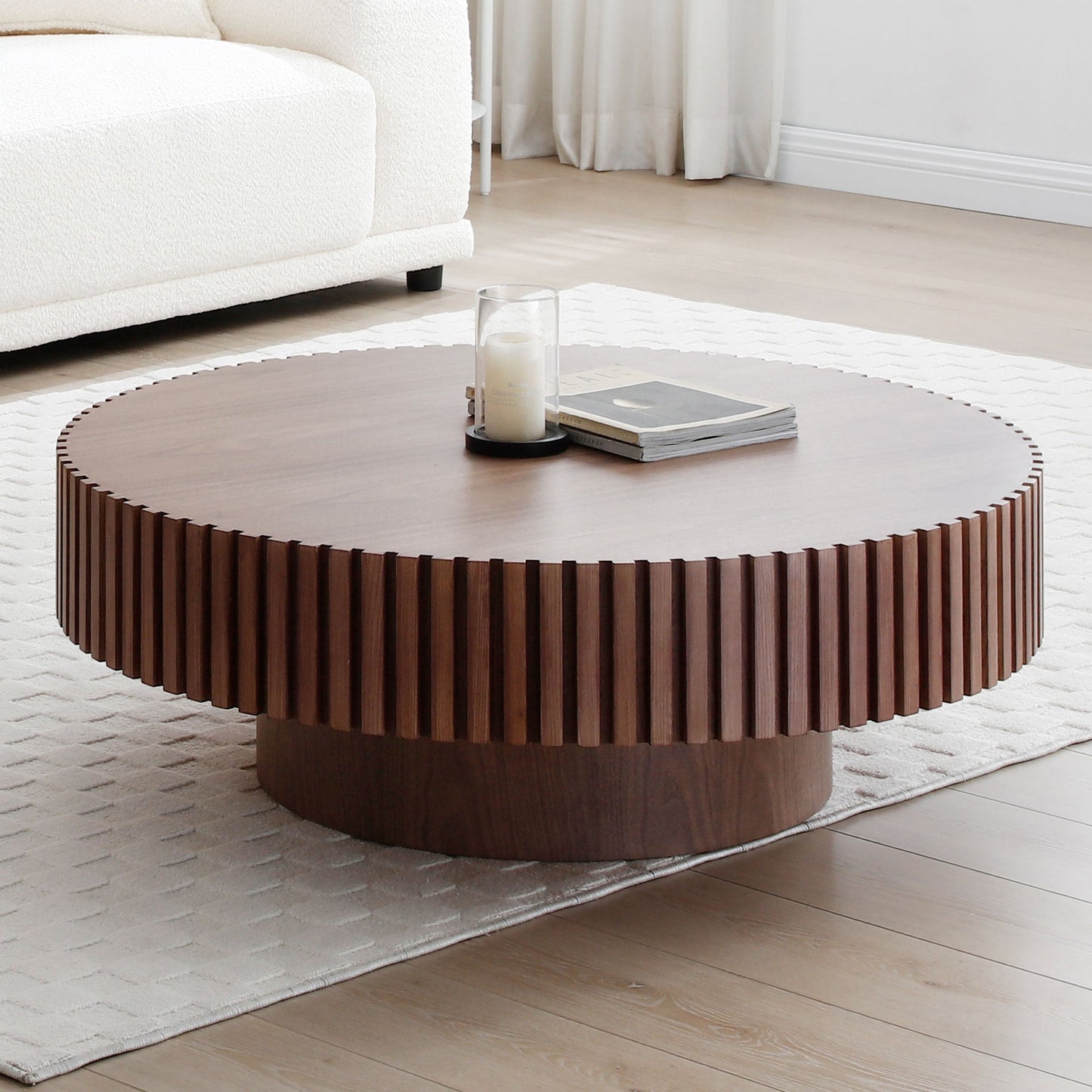 35.43'' Japandi-Inspired Coffee Table
