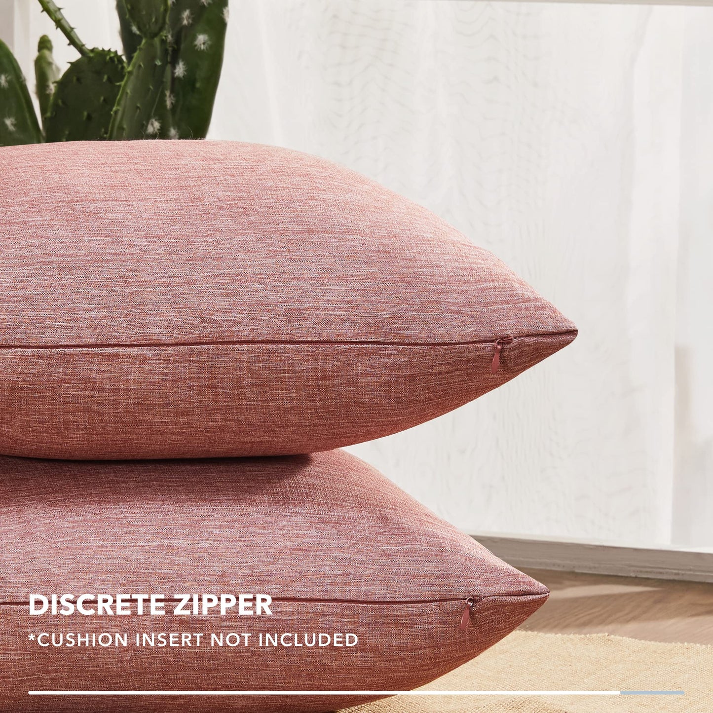 Eco-Conscious Linen Throw Pillow Covers for Modern Decor | 4 PCS