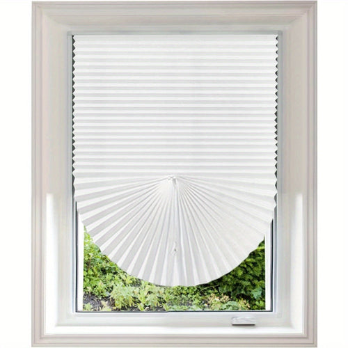 Self-Adhesive Pleated Fabric Shades | No-Drill, Cut-to-Size Cordless Blinds