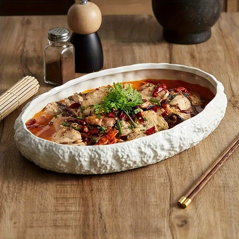 Textured Ceramic Platter