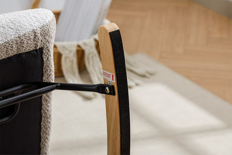 The Art of Relaxation – Vibrant Rocking Chair – Macaron Edition