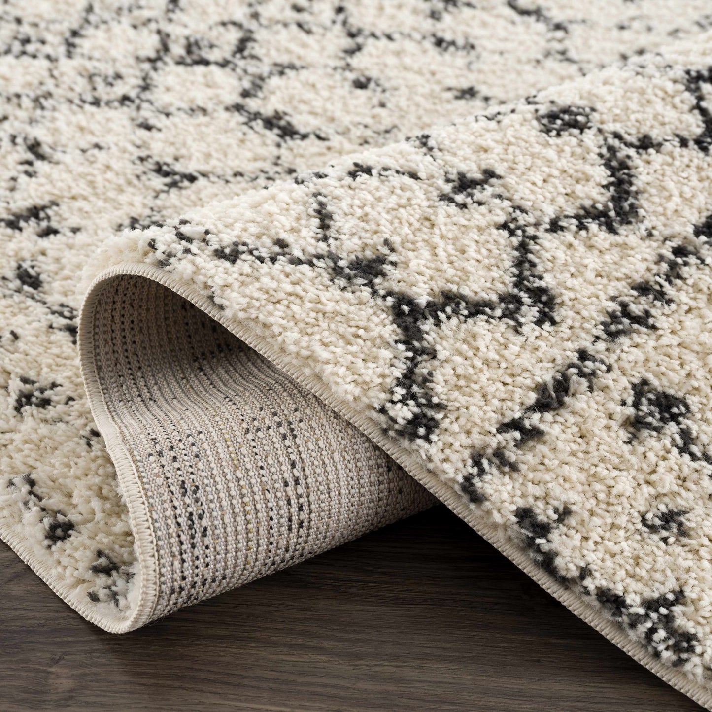 Hauteloom Kibureau Moroccan-Inspired Shag Area Rug
